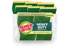 Scotch-brite Heavy Duty Scrub Sponge, 6 Sponges For Tough Messes, Lasts 3X Longe. Fixed Price $9.00.