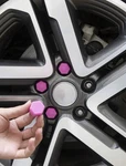 20PCS 19MM Pink Silicone Car Wheel Tyre Hub Screw Bolt Nut Cap Cover. Fixed Price $10.53.