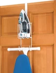 Whitmor Wire Over The Door Ironing Caddy - Board Storage White. Fixed Price $6.00.