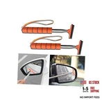 Side Mirror Squeegee, 2 Pcs Car Retractable Orange. Fixed Price $20.40.