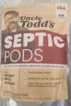 Lot Of Uncle Todd's Septic Tank Treatment Pods (24-MONTH Supply) Enzyme. Fixed Price $39.95.