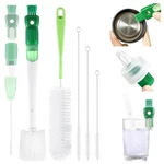 Xyfuuee 5 Pack Bottle Set, 1 Water Cleaning Brush, Green. Fixed Price $18.99.