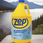 Zep Commercial Floor Disinfectant No Rinse Gallon Blue ZUNRS128. Fixed Price $9.99.