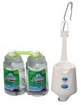 Scrubbing Bubbles Automatic Shower Cleaner Sprayer With 2 Bottles Solution. Fixed Price $64.99.