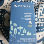 New Norwex Biozyme Dish Soap Concentrate 3X 1OZ Packets 48OZ Diluted Lemon Scent. Fixed Price $19.99.