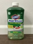 New Clorox Pump Clean Bathroom Refill 24 Oz Crisp Citrus Discontinued Nos. Fixed Price $30.00.