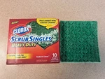 Clorox Scrub Singles Heavy Duty Scouring Pads 10 Count Box- Radiant Clean. Fixed Price $18.00.