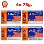 4X Astonish Stain Remover Bar Clothes Carpet Upholstery Pre Laundry Fabric 75G.. Fixed Price $92.80.