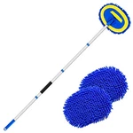 Ordenado 62" Car Wash Brush Kit Mitt Mop Sponge With Long Handle B-blue. Fixed Price $35.03.