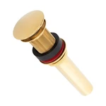 1.5-IN Non-overflow Pop-up Bathroom Sink Drain Polished Brass (D-208PB). Fixed Price $58.00.
