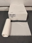 (case Of 150) 38" X 60" Hdpe Natural 22 Mic Puncture-resistant Can Liners/bags. Fixed Price $80.10.