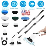 Cordless Electric Spin Scrubber Rechargeable Telescopic Bathroom Cleaning Brush. Fixed Price $34.77.
