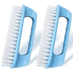 Large Perfect-grip & Nail Cleaning Brush With Four-finger Handle, Blue H.... Fixed Price $9.36.