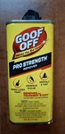 Goof Off Professional Strength Latex Paint And Adhesive Remover, 6 Fl. Oz.. Fixed Price $8.00.