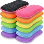 Homexcel 12 Pack Multi-purpose Scrub Sponges Kitchen, Dish Sponge, Non-scratch. Fixed Price $20.99.