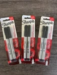 - Packs Sharpie 37161 Permanent Markers, Ultra Fine Point, Black, 12 Count. Fixed Price $18.99.
