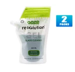 2X Pouches Ooze Resolution Non Toxic Gel Glass Cleaner - 240ML Each. Fixed Price $33.98.