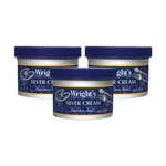 Wrights Silver Cleaner And Polish Cream - 8 Oz 3 Pack. Fixed Price $37.13.