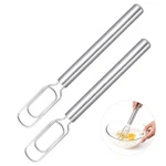 Pcs Danish Whisk For Sourdough Starter, Reaches Jar Bottom, 12" Stain.... Fixed Price $21.47.