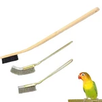 Qbleev 3 Pack Bird Cage Brush, Wooden & Stainless Steel Long One Size,. Fixed Price $17.30.