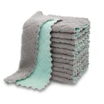 Kimteny 12 Pack Kitchen Cloth Dish 28X16CM/11.02X6.30INCHES, Green-grey. Fixed Price $15.05.