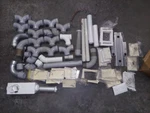 Nos Central Vacuum Pipe Fittings Pvc Vaculine Install Rough Parts Lot #1. Fixed Price $130.00.