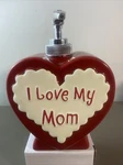 Love My Mom Soap/lotion Dispenser (new!) Never Used. Fixed Price $5.00.