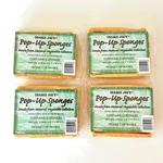 4X Trader Joe's 12 Count Pop-up Sponges Made From Natural Vegetable Cellulose. Fixed Price $33.95.