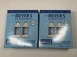 2 Boxes Mrs. Meyer's Clean Day Foaming Hand Soap Concentrated Refills Rain Water. Fixed Price $20.00.