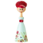 Vigar Dolls Dish Brush With Ergonomic Handle Dres-shaped Storage Holder -.... Fixed Price $26.47.