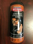 Weiman Leather Conditioning Wipes Furniture Car Seats Shoes Cleaner Polish 30 Ct. Fixed Price $15.90.