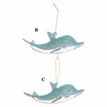 Dolphin Glass Ornament. Fixed Price $19.95.