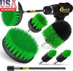 6PACK Drill Brush Power Scrubber Cleaning Extended Long Attachment Set All. Fixed Price $19.87.