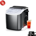 Portable, Self-cleaning Tabletop Ice Maker, Suitable For Home Kitchens And Count. Fixed Price $73.49.
