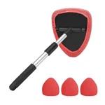 Windshield Cleaning Tool, Car Window Cleaner With Extendable Long Handle Red. Fixed Price $22.37.
