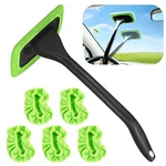 Window Windshield Cleaning Tool Microfiber Car Wiper Cleaner Glass Brush Set. Fixed Price $6.99.