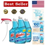 Streak-free Windex Glass Cleaner Refill, 3X32 Fl Oz With Spray Trigger. Fixed Price $39.86.