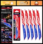 Bi-metal Reciprocating Saw Blades 6" 14TPI For Cutting 5-PACK, Cryo Tech. Fixed Price $31.99.
