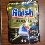 Finish Powerball Ultimate 4-IN-1 Dishwasher Detergent Tabs 52CT. Fixed Price $10.00.