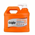 Gojo 1/2 Gallon Pump Bottle Natural Orange Pumice Hand Cleaner. Fixed Price $21.00.