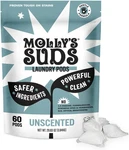 Mollys Suds Laundry Detergent Pods 60CT Unscented Sensitive Skin Stain Wash. Fixed Price $21.02.