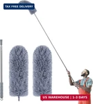 Ivyroll Duster With Extension Pole For Cleaning (2 Microfiber Heads Kit), 100". Fixed Price $23.54.