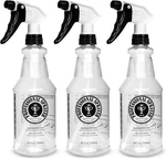 Plastic Spray Bottle (24OZ Pack) For Cleaning Solutions, Car 3-PACK, Clear. Fixed Price $19.99.