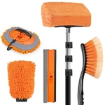 Car Wash Brush Reach 4-12FT Extension Pole Rv Truck Kit Artipoly Long Soft. Fixed Price $114.99.