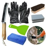 Locget Headstone Cleaner Kit For Grave Cleaning, Black+green+blue+grey. Fixed Price $16.16.