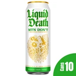 Liquid Death Mountain Water 19.2 Fl Oz Cans (10 Pack). Fixed Price $54.99.