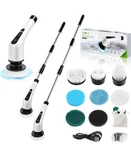 7IN1 Electric Spin Scrubber Cordless Bathroom Tub W/ Long Handle 8HEAD. Fixed Price $34.99.