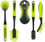 5PCS Scrub Set Long Handle Cleaning Brushes With Bristles Comfort Grip. Fixed Price $18.45.
