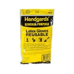 Handgards General Purpose Reusable Yellow Latex Large Glove, 48 Per Case. Fixed Price $115.47.
