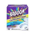 Kaboom Scrub Free Continuous Toilet System Bowl Cleaner Kit. Fixed Price $12.25.